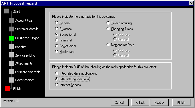 ATM Proposal Wizard Panel 4