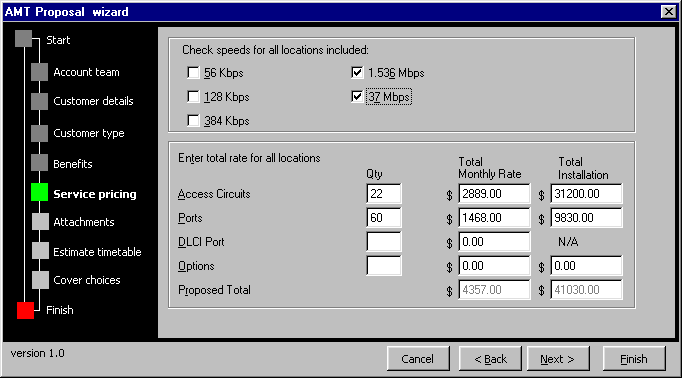 ATM Proposal Wizard Panel 6