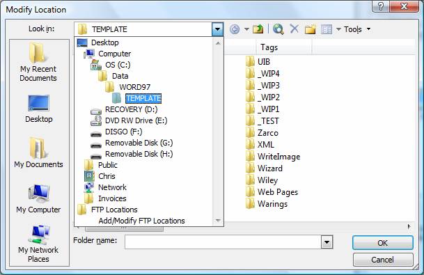 File locations